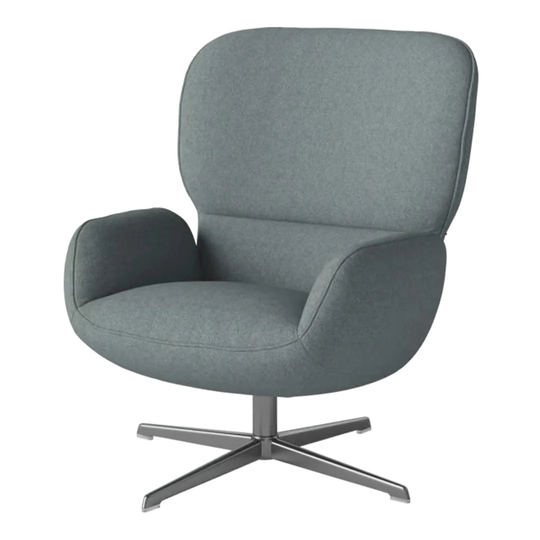 Ripon  Armchair - 4-Star Base - Satin Lacquered Steel - Image 40