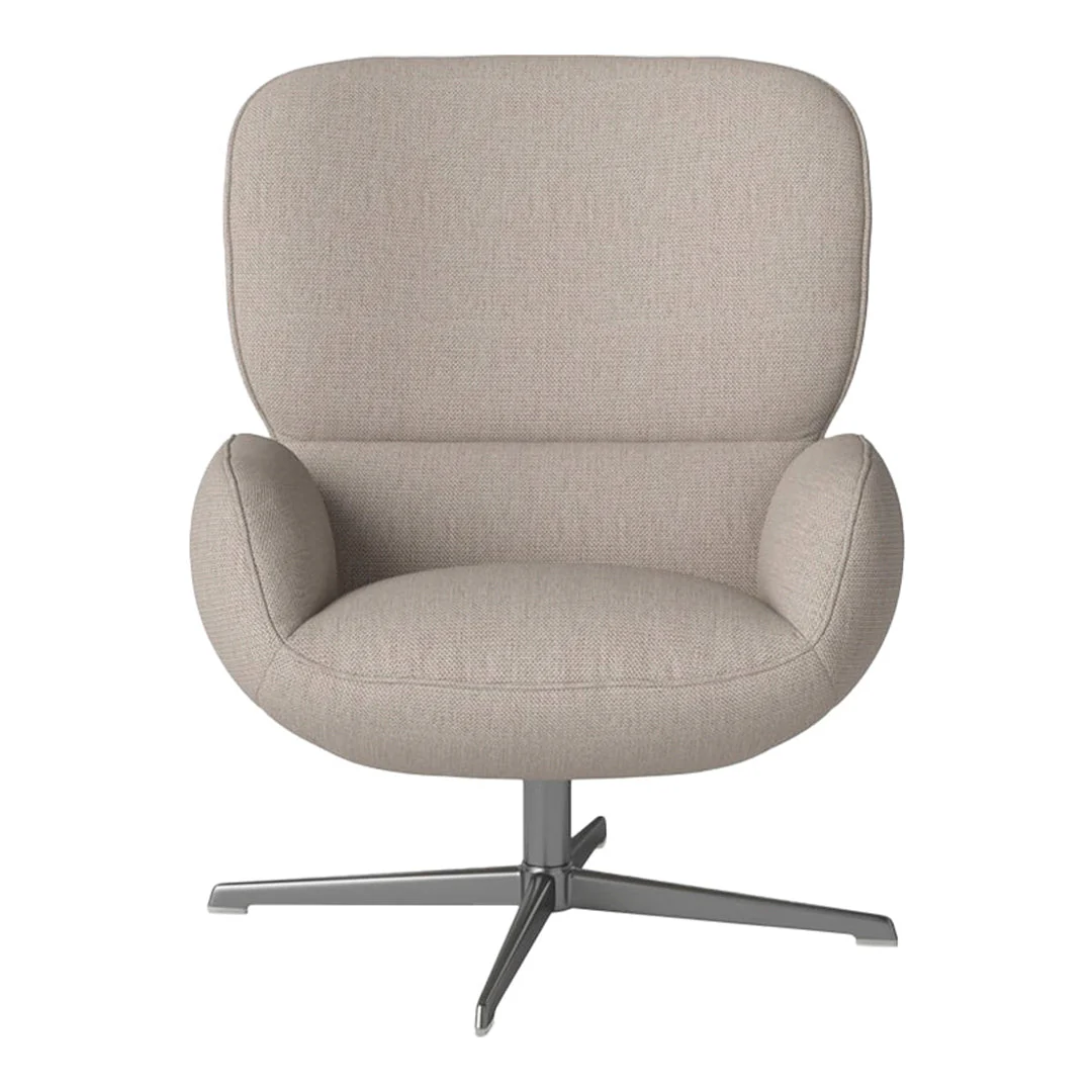 Ripon  Armchair - 4-Star Base - Satin Lacquered Steel - Image 42