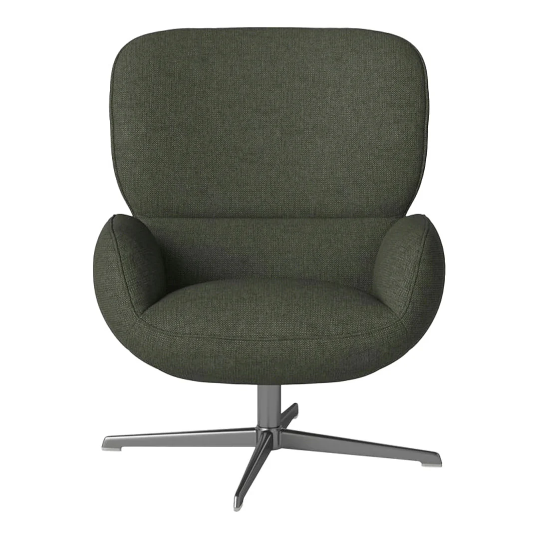 Ripon  Armchair - 4-Star Base - Satin Lacquered Steel - Image 43