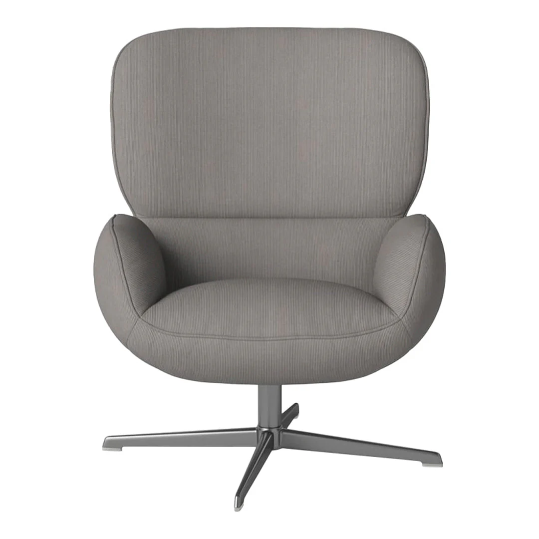 Ripon  Armchair - 4-Star Base - Satin Lacquered Steel - Image 47