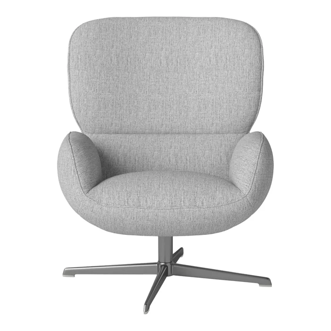 Ripon  Armchair - 4-Star Base - Satin Lacquered Steel - Image 49