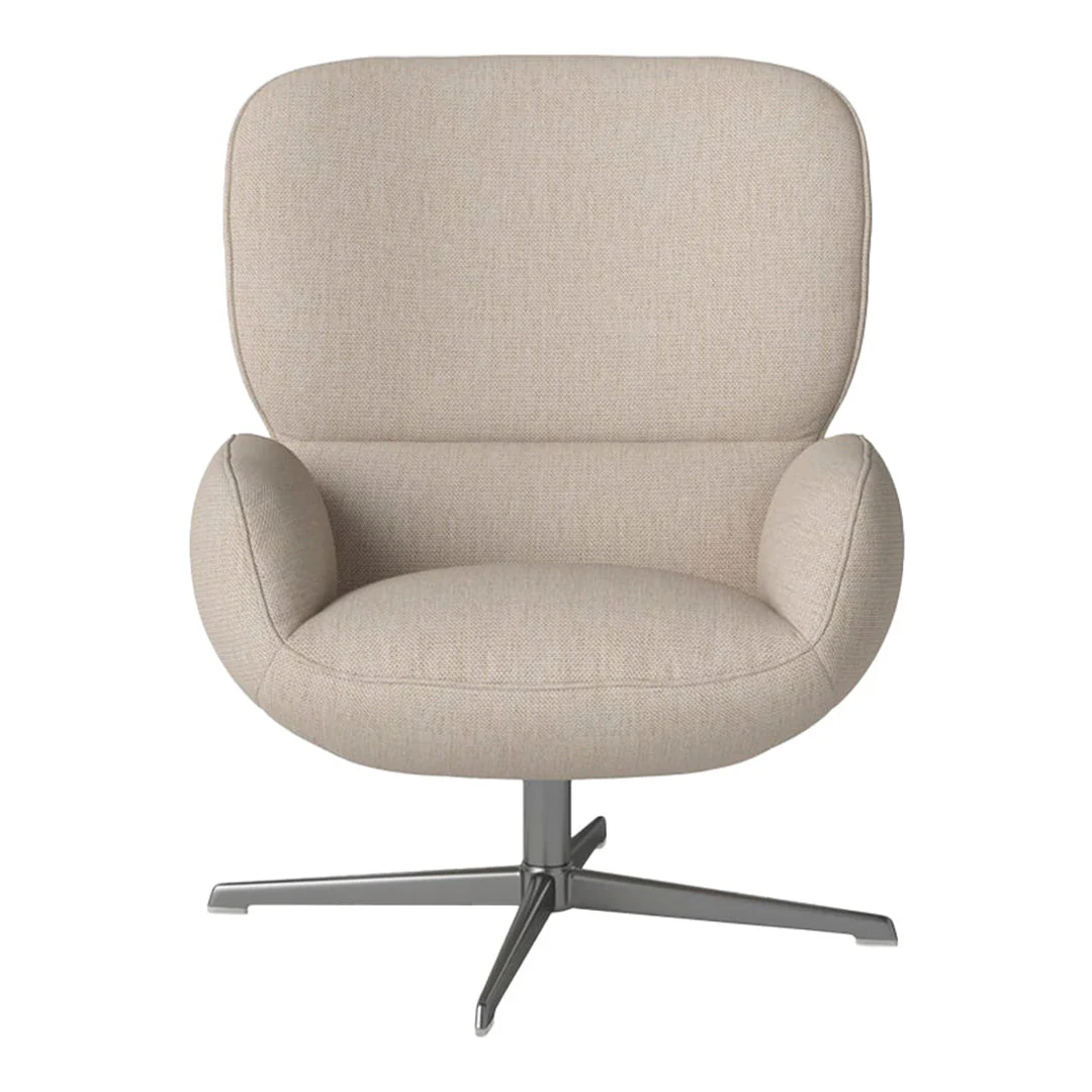 Ripon  Armchair - 4-Star Base - Satin Lacquered Steel - Image 51