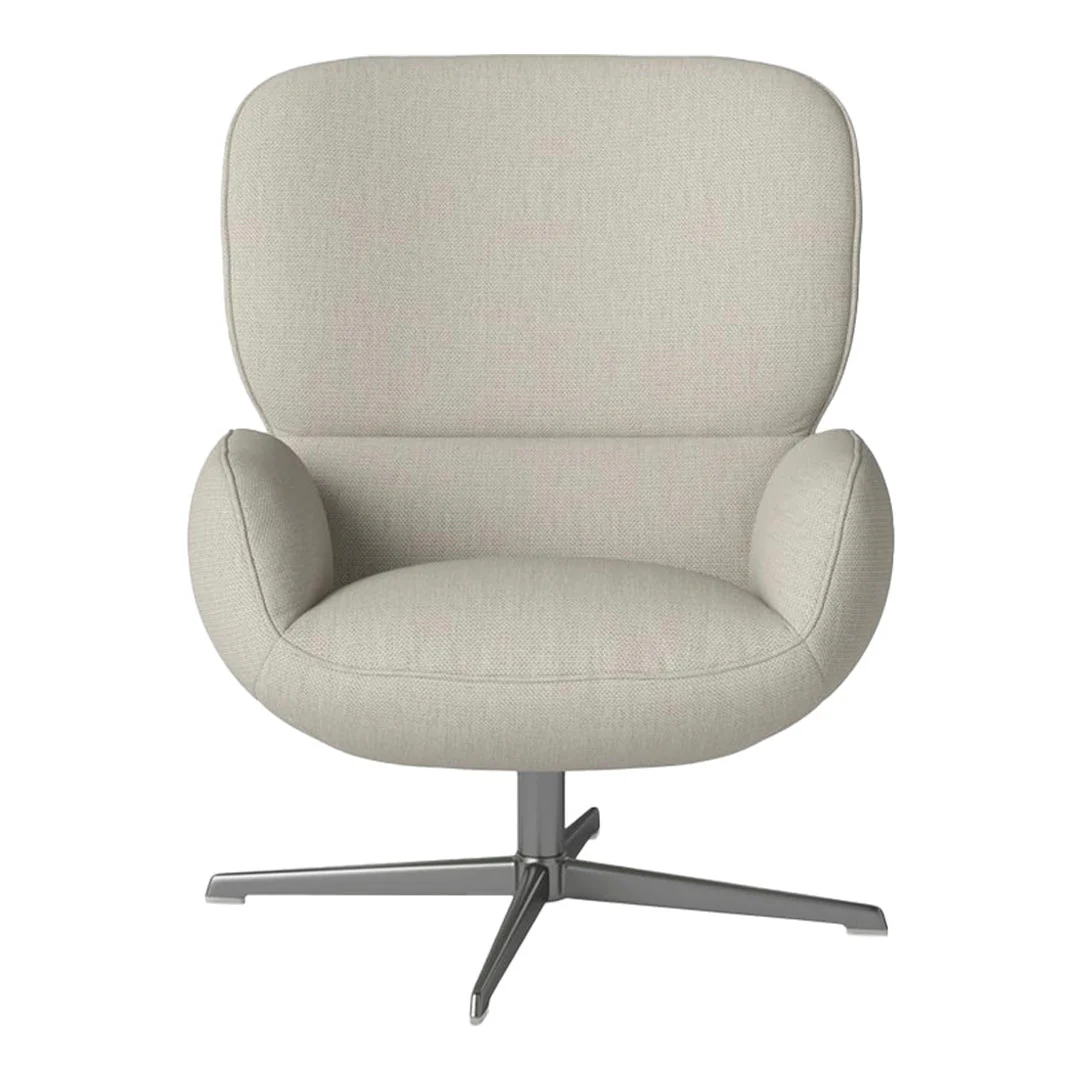Ripon  Armchair - 4-Star Base - Satin Lacquered Steel - Image 52