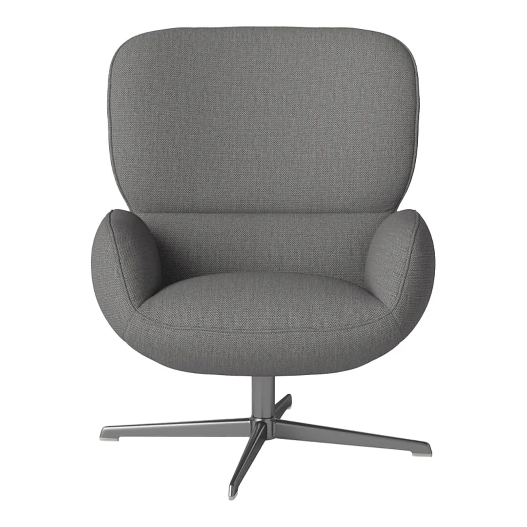 Ripon  Armchair - 4-Star Base - Satin Lacquered Steel - Image 55