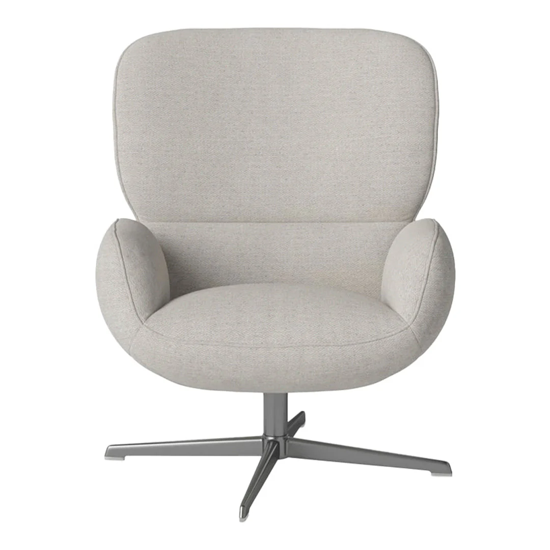 Ripon  Armchair - 4-Star Base - Satin Lacquered Steel - Image 56