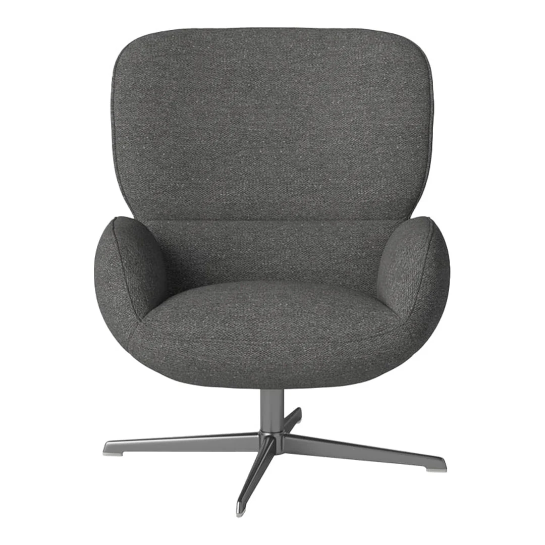 Ripon  Armchair - 4-Star Base - Satin Lacquered Steel - Image 63