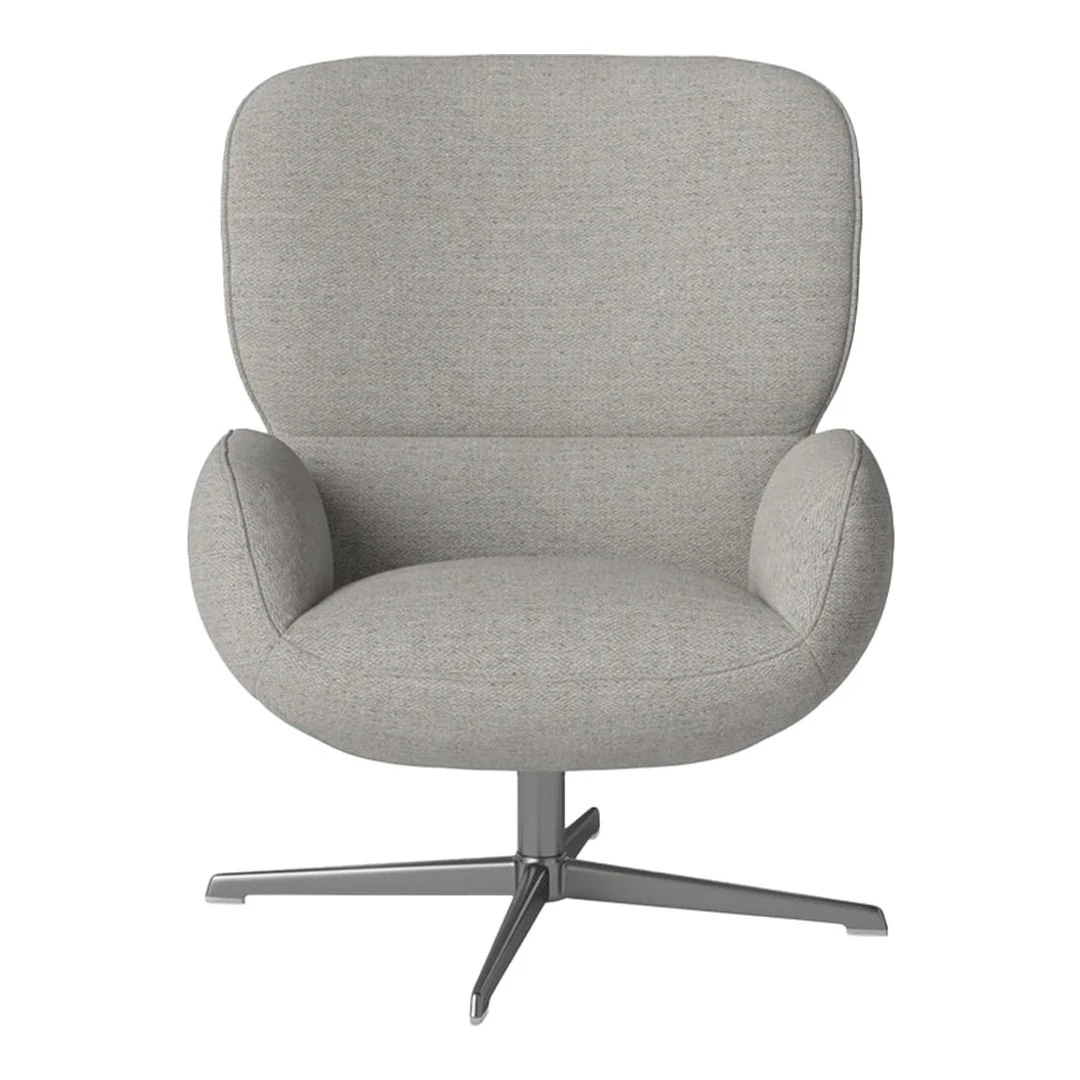 Ripon  Armchair - 4-Star Base - Satin Lacquered Steel - Image 66