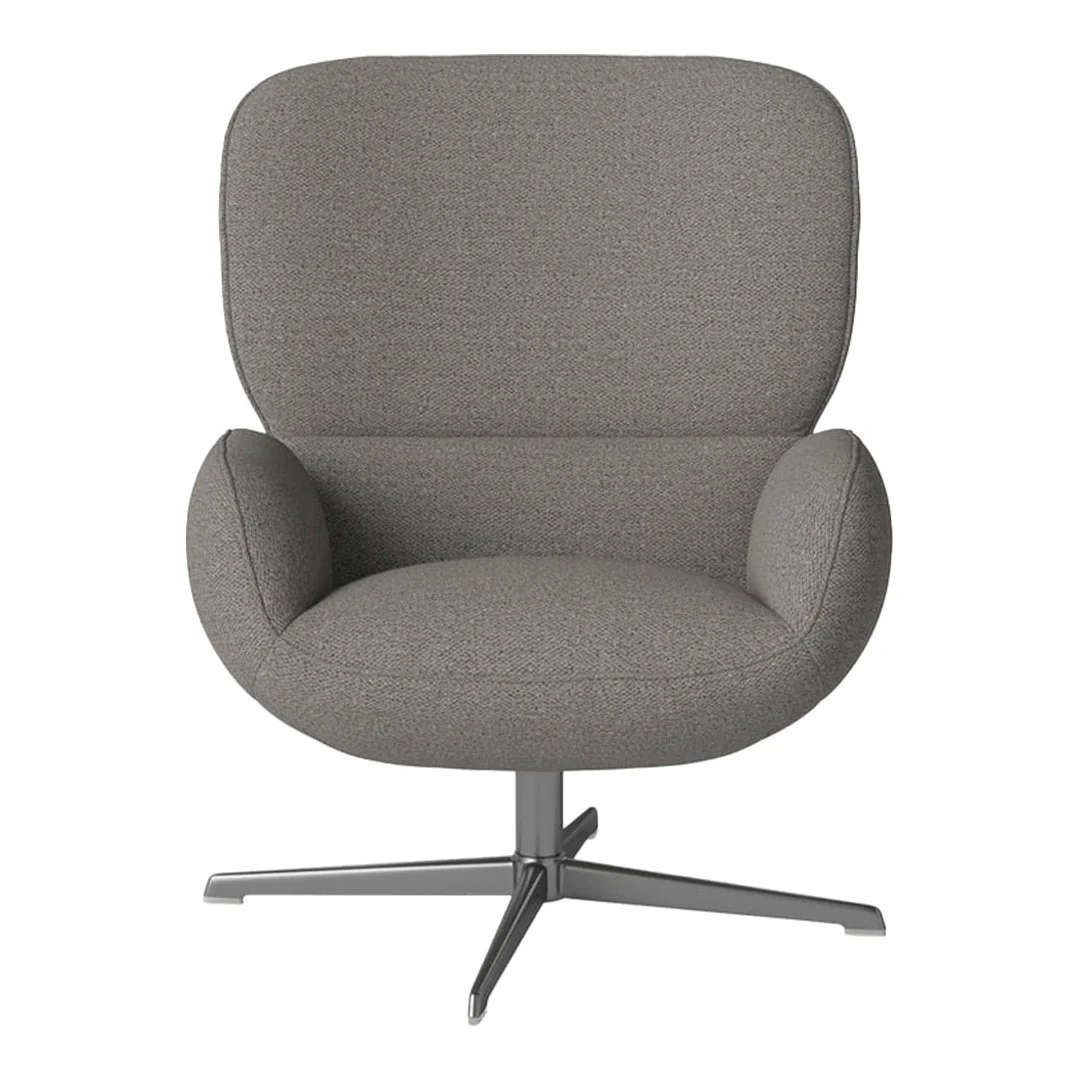 Ripon  Armchair - 4-Star Base - Satin Lacquered Steel - Image 69