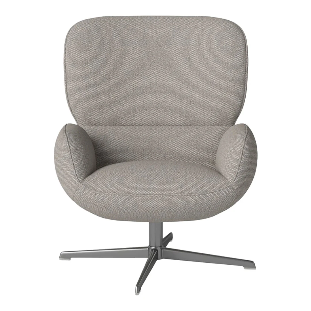 Ripon  Armchair - 4-Star Base - Satin Lacquered Steel - Image 70