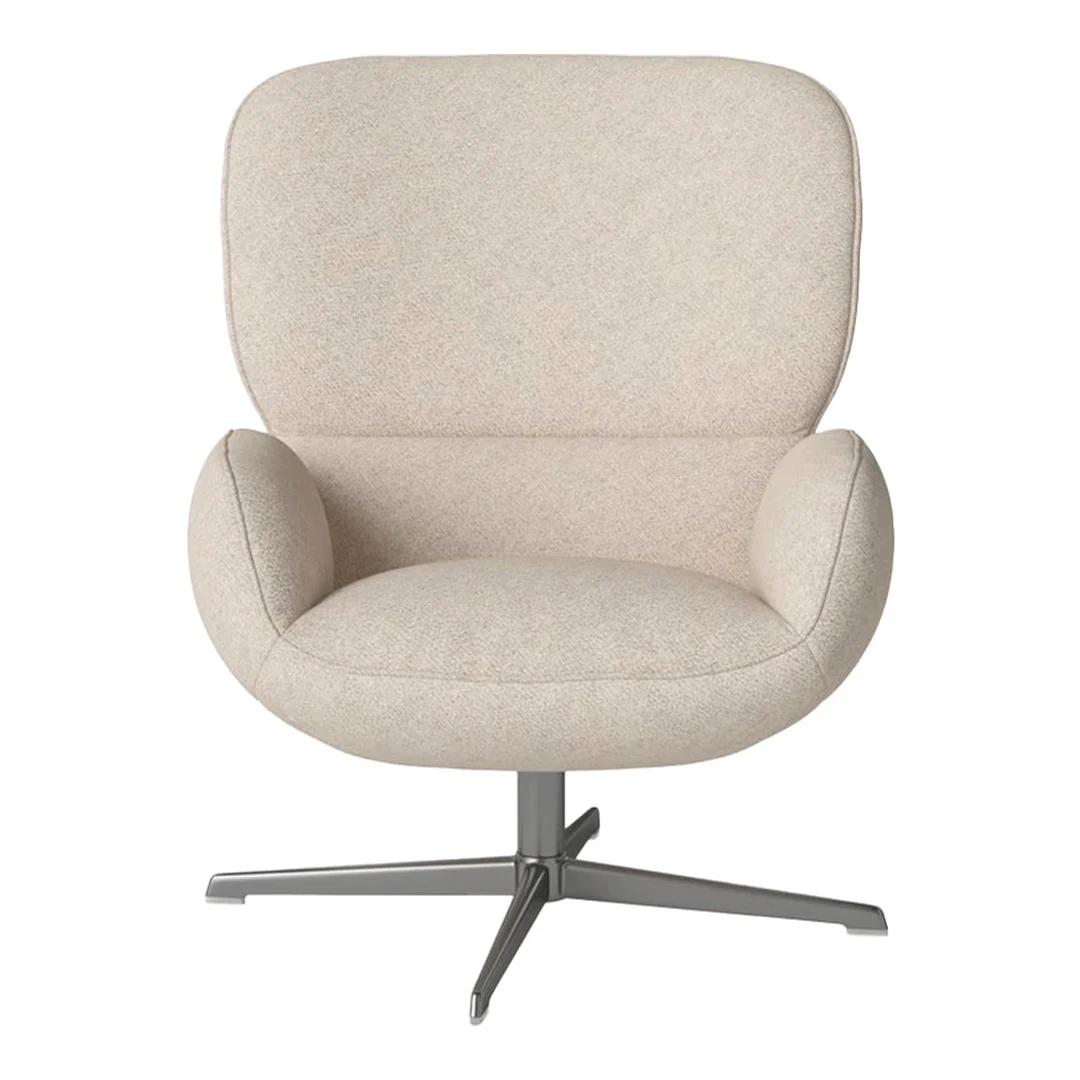 Ripon  Armchair - 4-Star Base - Satin Lacquered Steel - Image 72