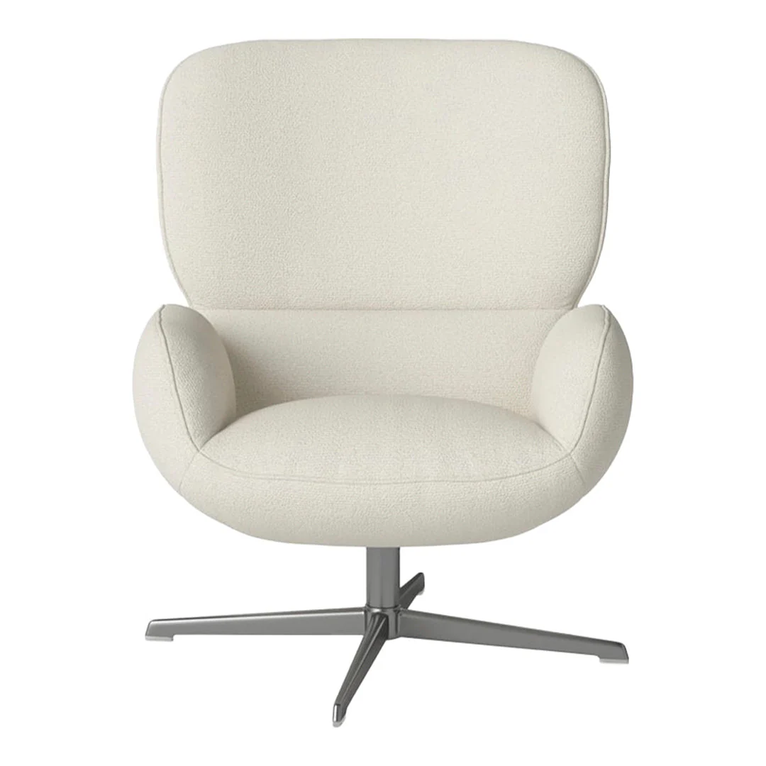 Ripon  Armchair - 4-Star Base - Satin Lacquered Steel - Image 74