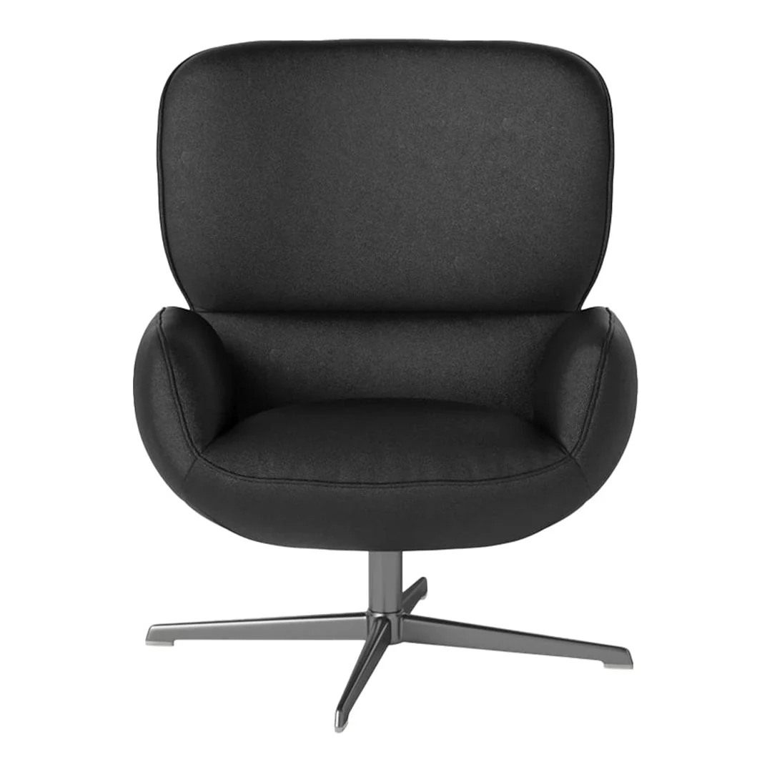 Ripon  Armchair - 4-Star Base - Satin Lacquered Steel - Image 76
