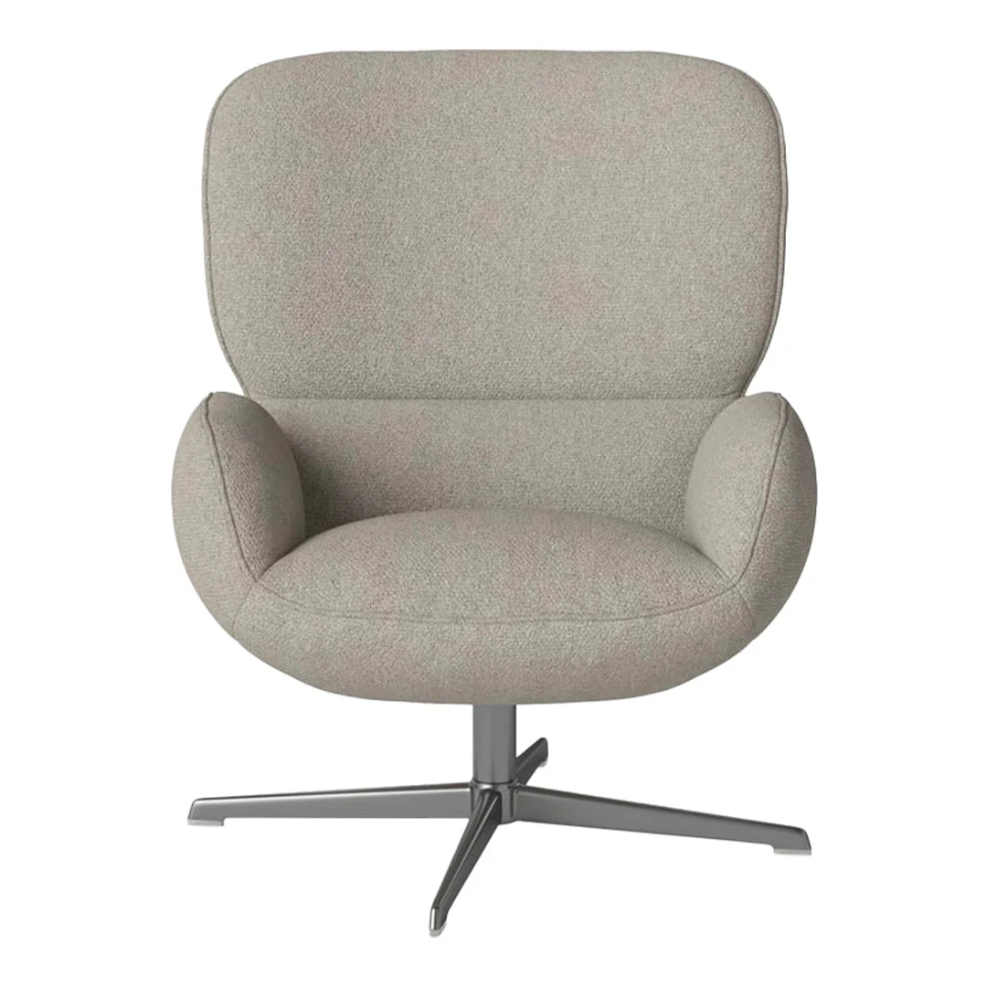 Ripon  Armchair - 4-Star Base - Satin Lacquered Steel - Image 81