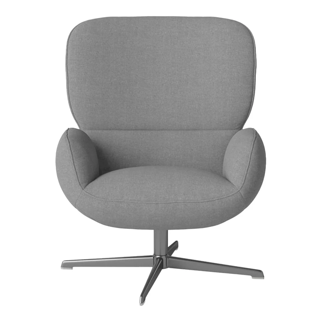 Ripon  Armchair - 4-Star Base - Satin Lacquered Steel - Image 94