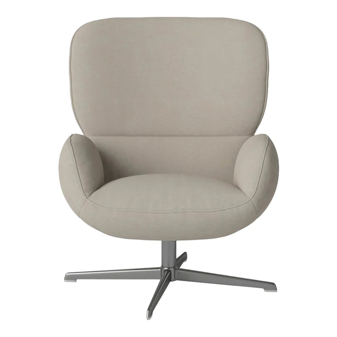 Ripon  Armchair - 4-Star Base - Satin Lacquered Steel - Image 95