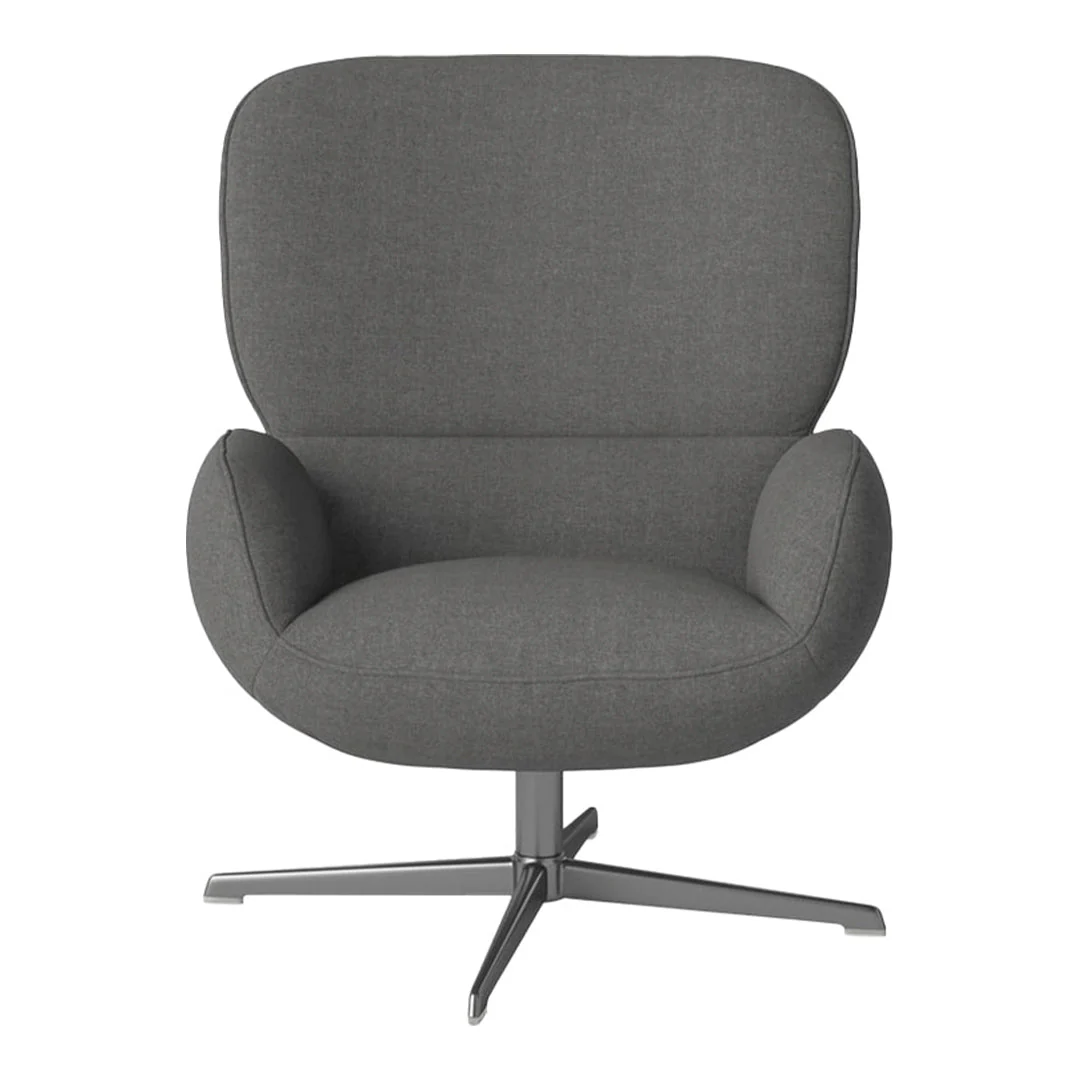 Ripon  Armchair - 4-Star Base - Satin Lacquered Steel - Image 97