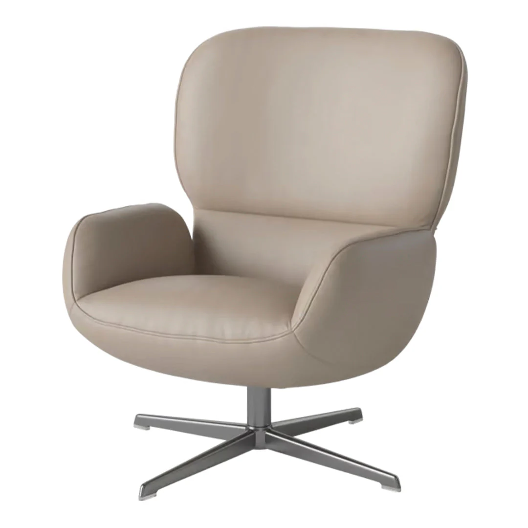Ripon  Armchair - 4-Star Base - Satin Lacquered Steel - Image 98