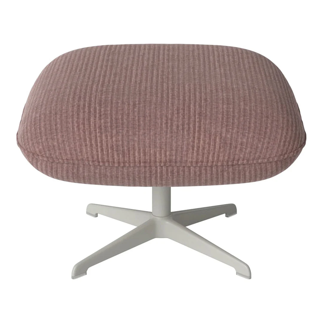 Ripon Footstool - 4-Star Base - Grey Lacquered Steel - Image 102