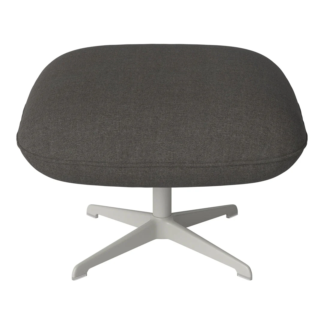 Ripon Footstool - 4-Star Base - Grey Lacquered Steel - Image 105