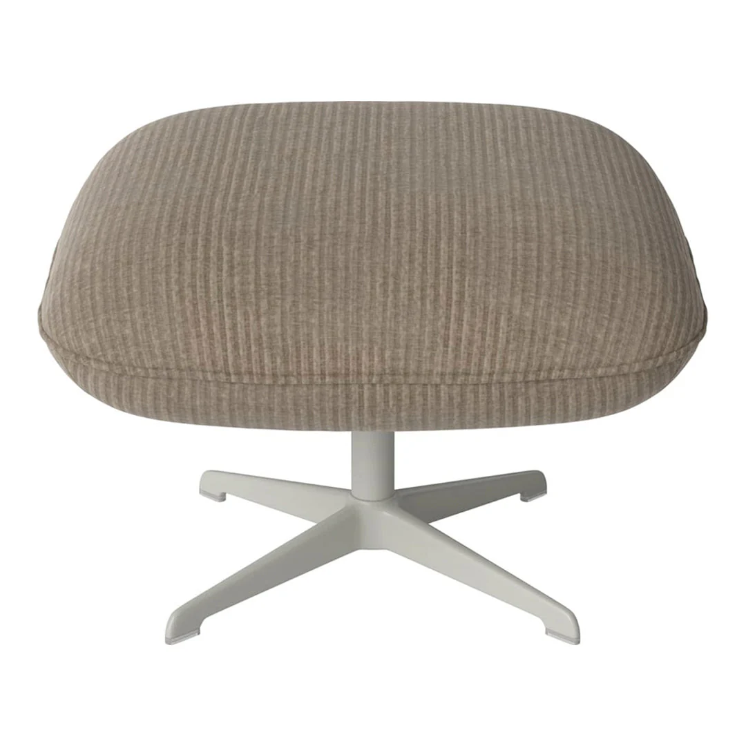 Ripon Footstool - 4-Star Base - Grey Lacquered Steel - Image 106