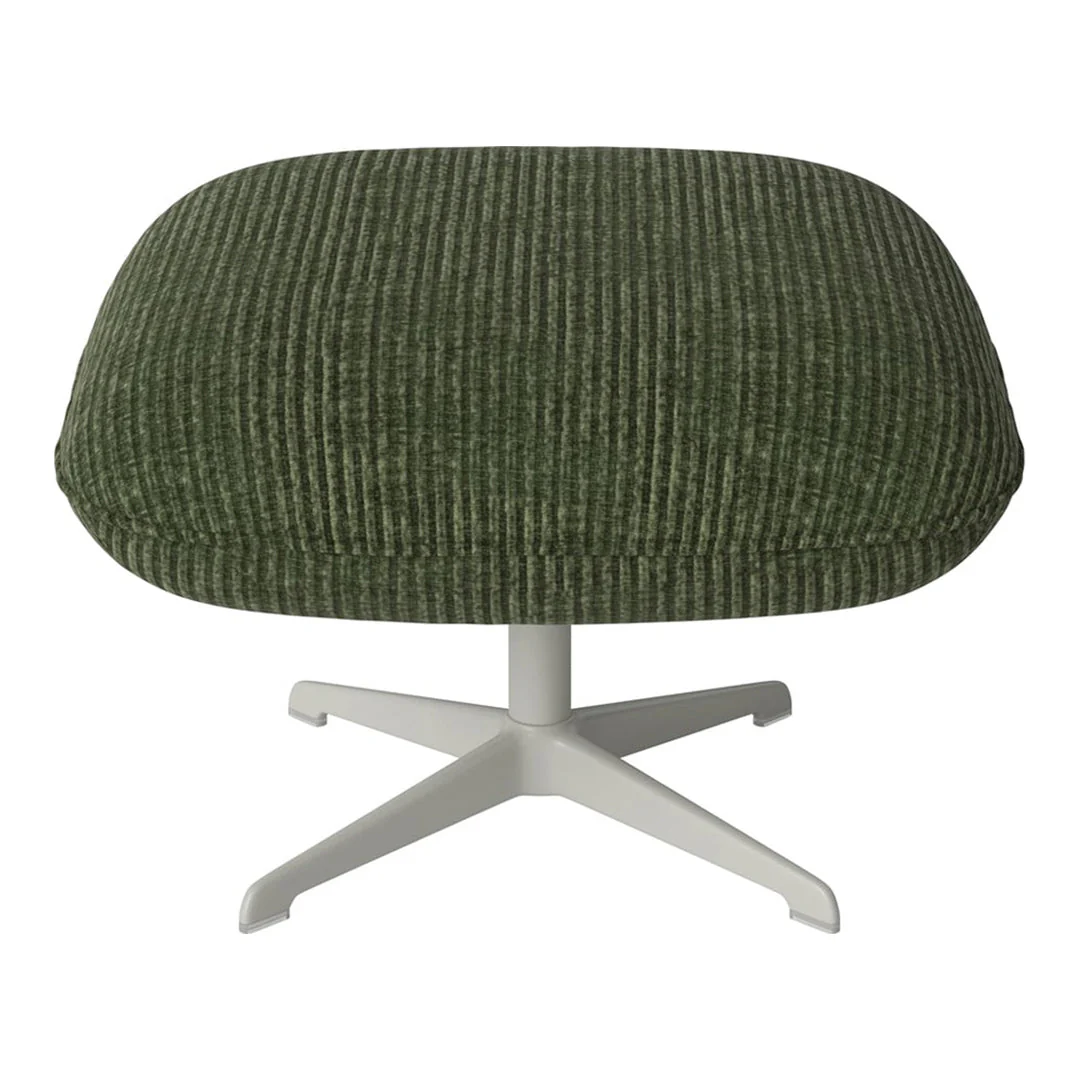 Ripon Footstool - 4-Star Base - Grey Lacquered Steel - Image 107