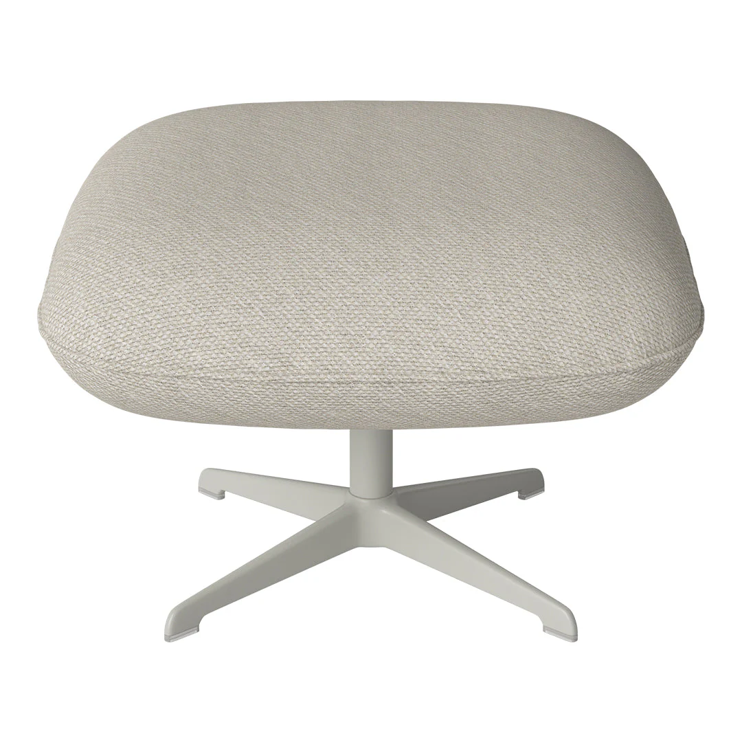 Ripon Footstool - 4-Star Base - Grey Lacquered Steel - Image 108