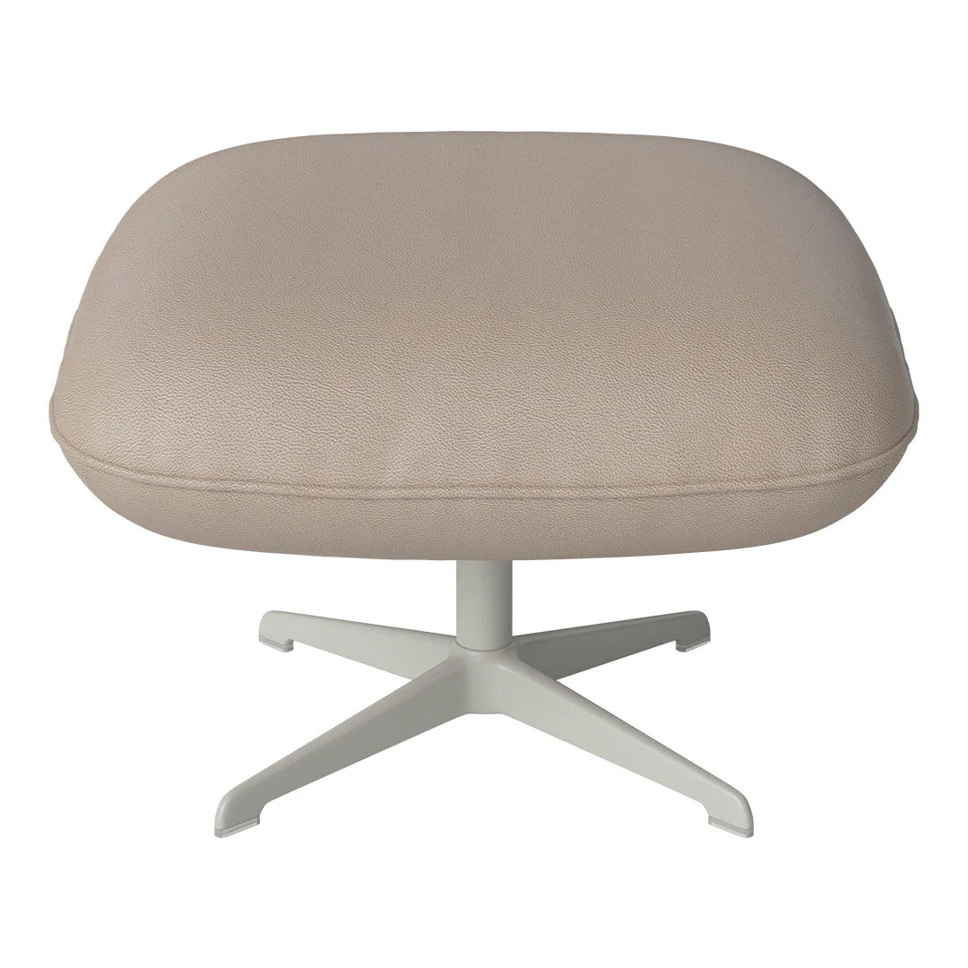 Ripon Footstool - 4-Star Base - Grey Lacquered Steel - Image 11