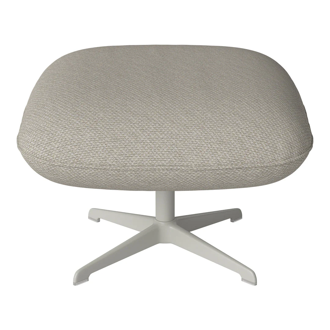 Ripon Footstool - 4-Star Base - Grey Lacquered Steel - Image 110