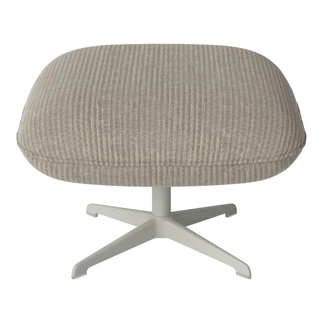 Ripon Footstool - 4-Star Base - Grey Lacquered Steel - Image 112