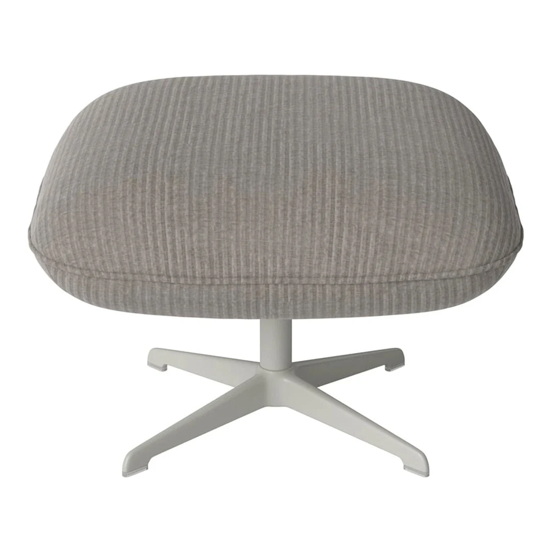 Ripon Footstool - 4-Star Base - Grey Lacquered Steel - Image 113