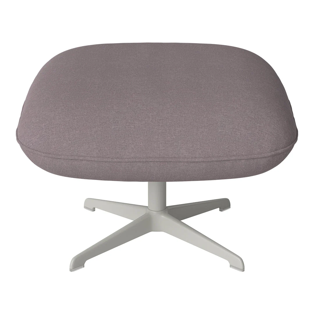 Ripon Footstool - 4-Star Base - Grey Lacquered Steel - Image 12