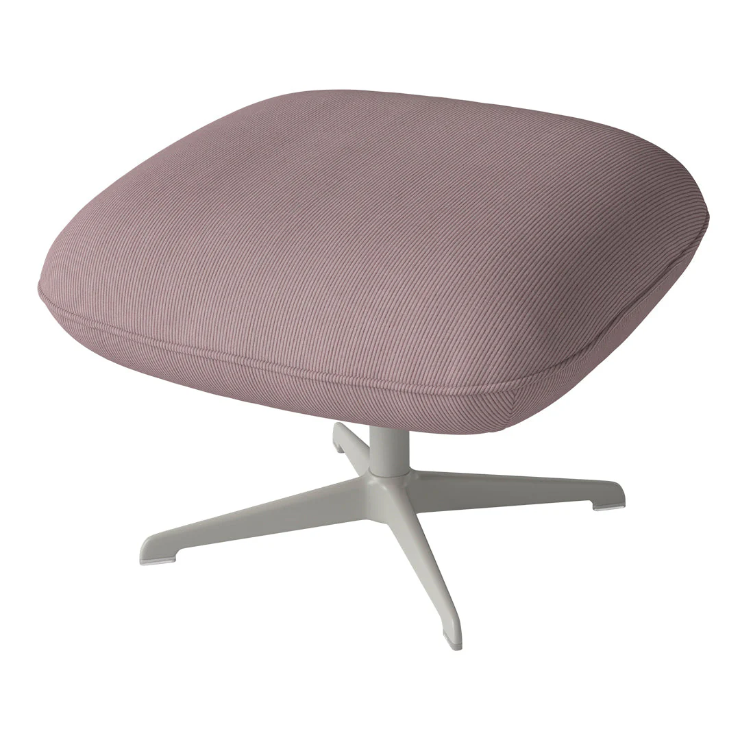 Ripon Footstool - 4-Star Base - Grey Lacquered Steel - Image 15
