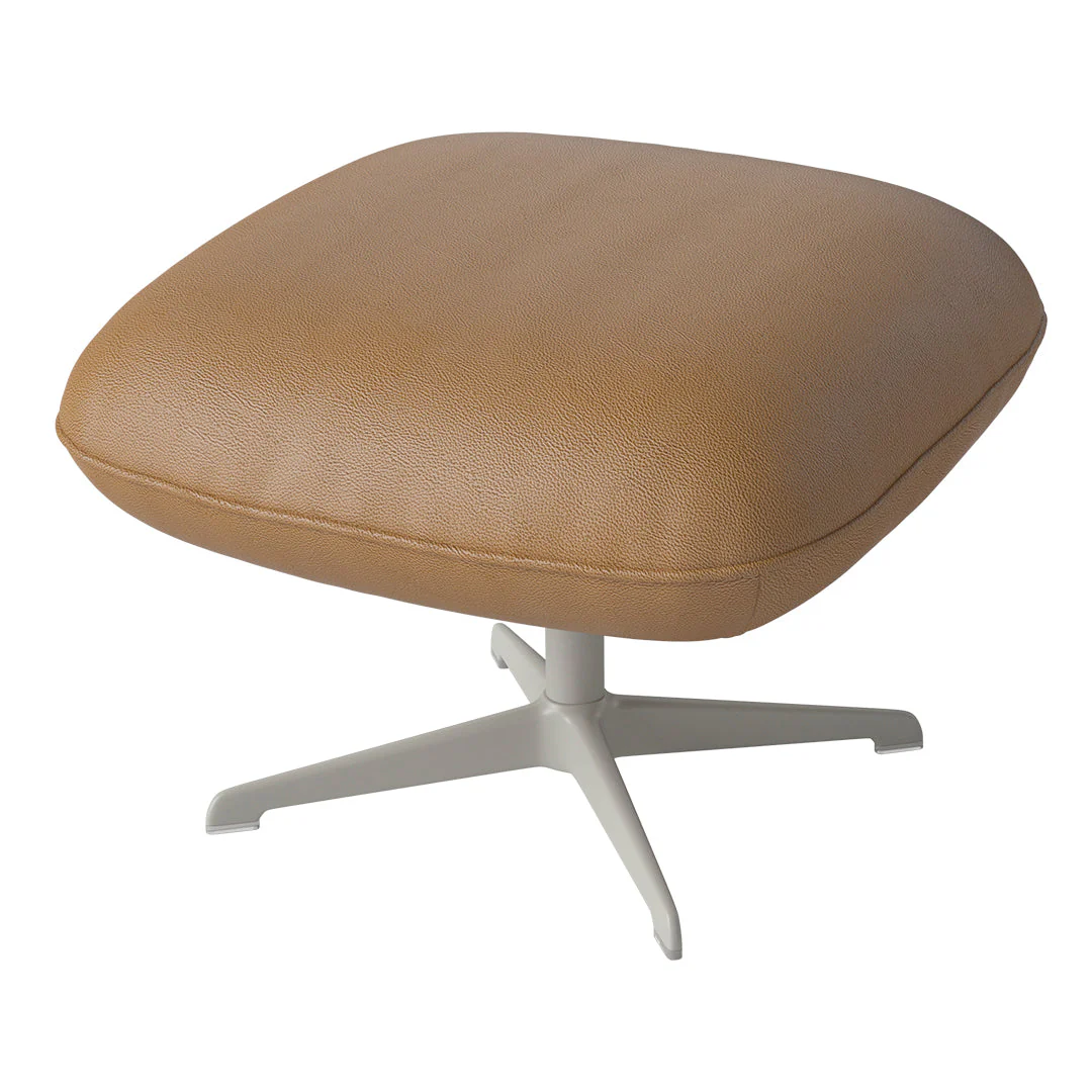 Ripon Footstool - 4-Star Base - Grey Lacquered Steel - Image 16