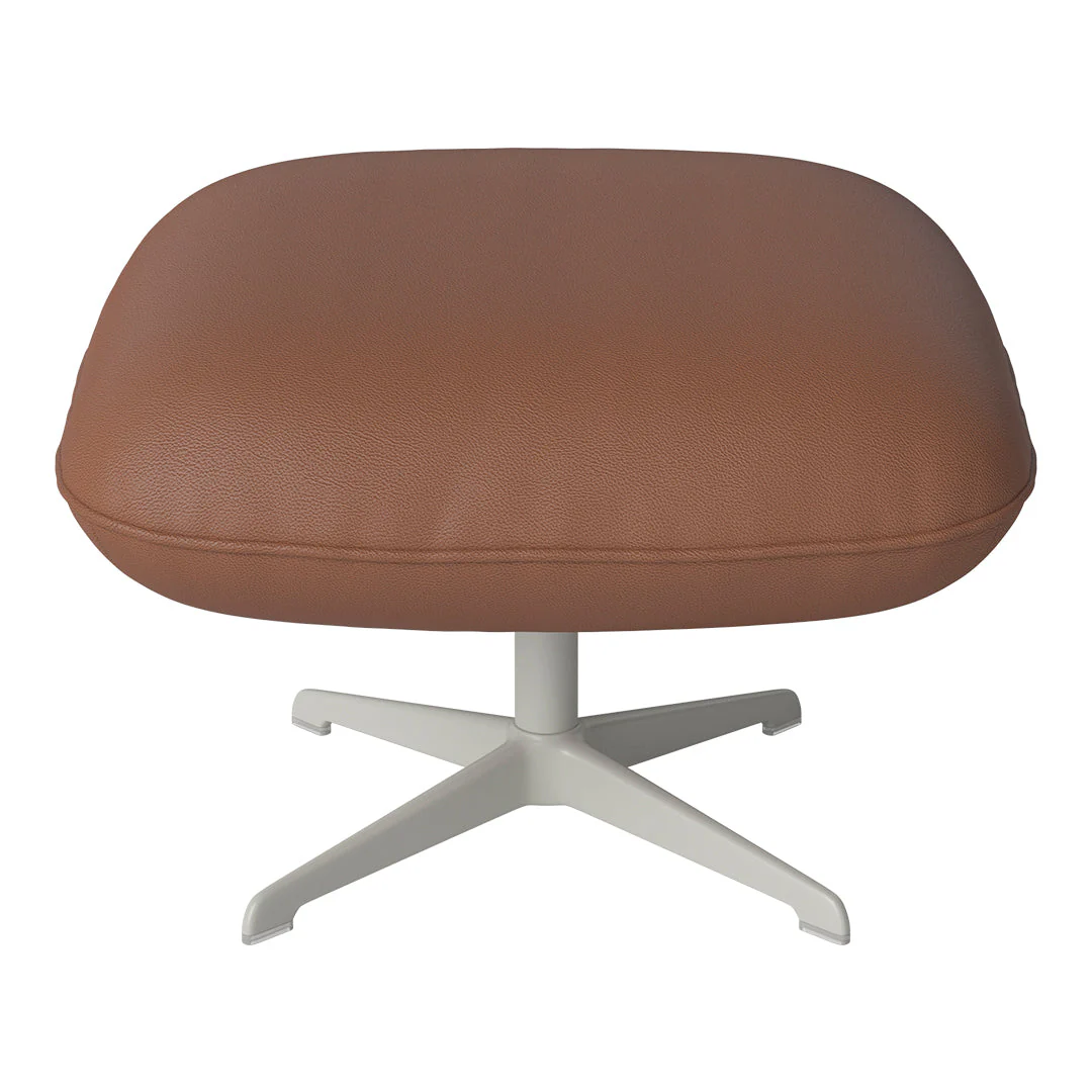 Ripon Footstool - 4-Star Base - Grey Lacquered Steel - Image 23