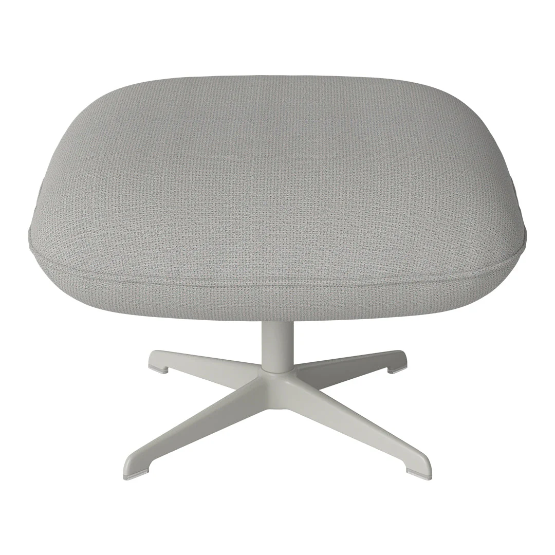 Ripon Footstool - 4-Star Base - Grey Lacquered Steel - Image 24