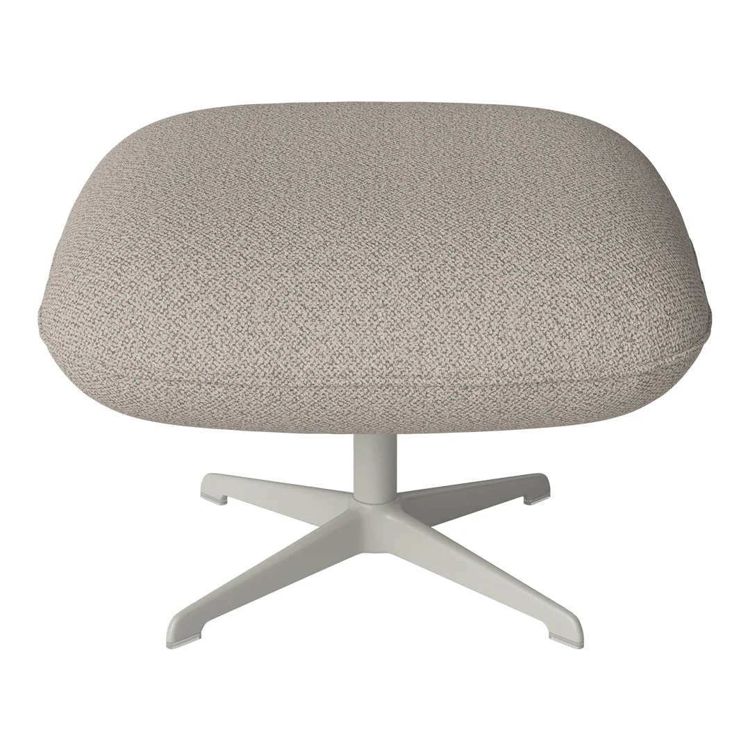 Ripon Footstool - 4-Star Base - Grey Lacquered Steel - Image 25