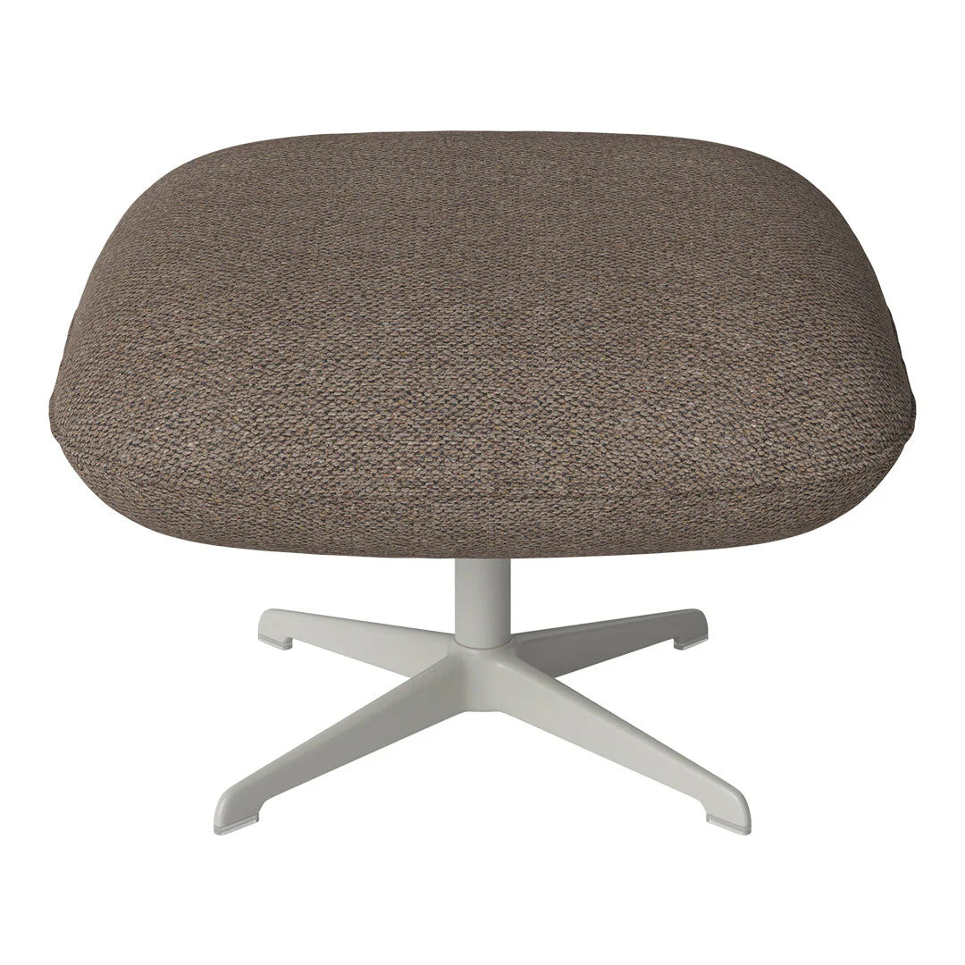 Ripon Footstool - 4-Star Base - Grey Lacquered Steel - Image 27
