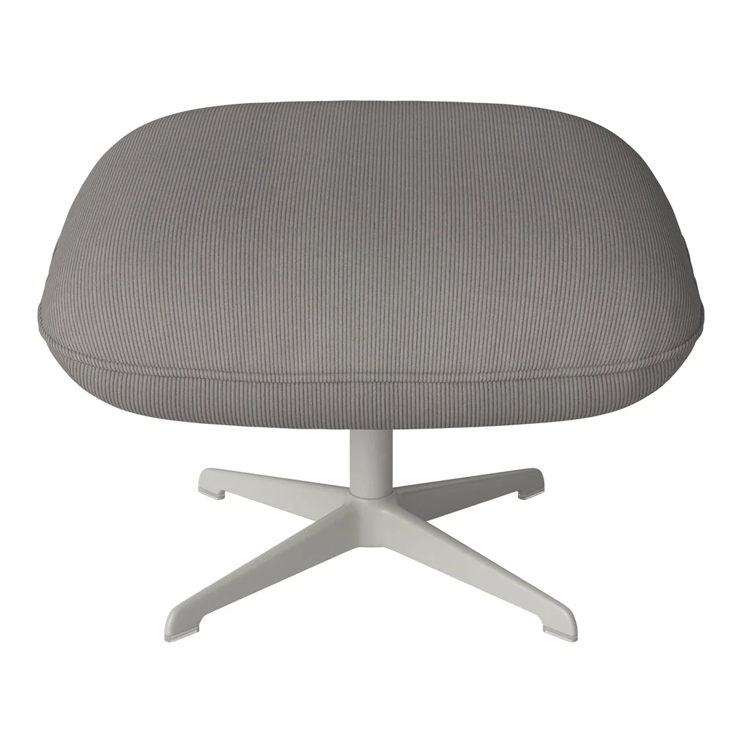 Ripon Footstool - 4-Star Base - Grey Lacquered Steel - Image 30