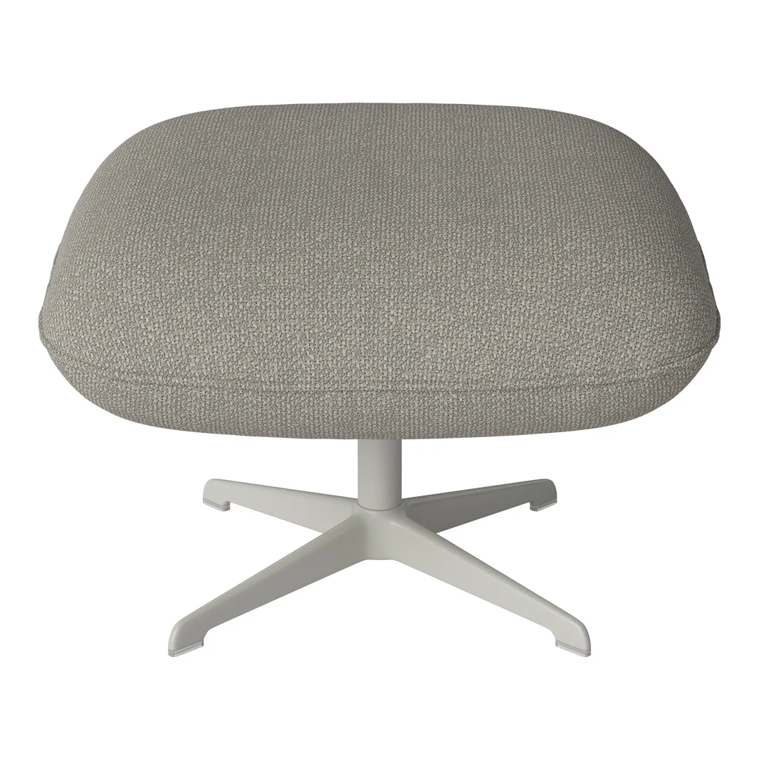 Ripon Footstool - 4-Star Base - Grey Lacquered Steel - Image 31