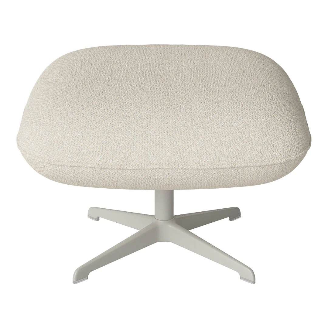 Ripon Footstool - 4-Star Base - Grey Lacquered Steel - Image 34