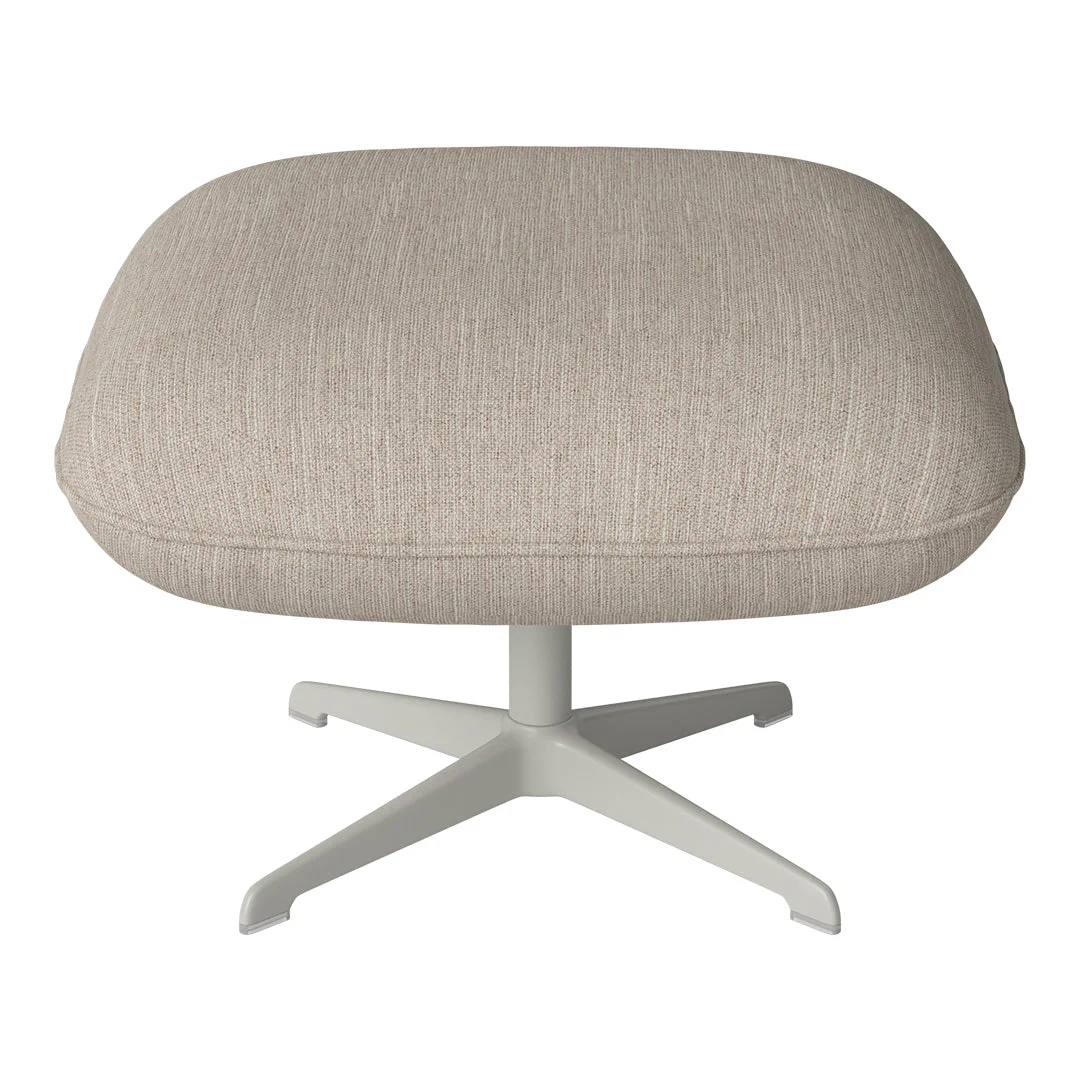 Ripon Footstool - 4-Star Base - Grey Lacquered Steel - Image 35