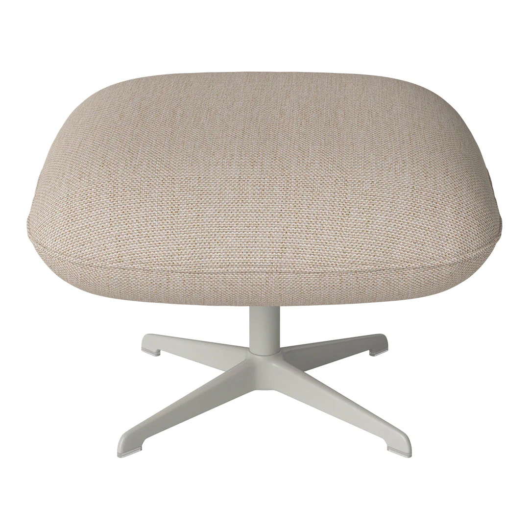 Ripon Footstool - 4-Star Base - Grey Lacquered Steel - Image 38