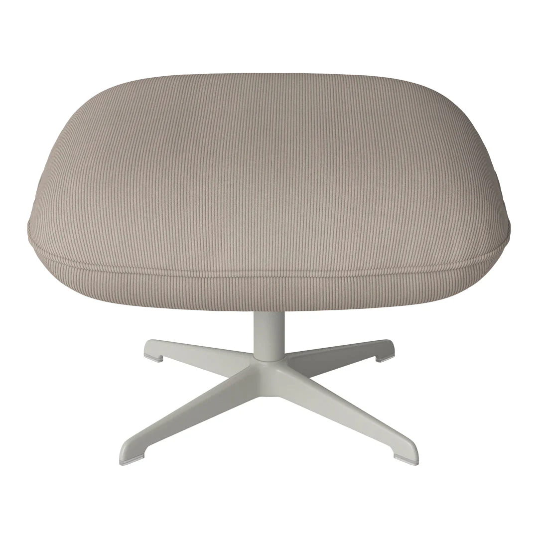 Ripon Footstool - 4-Star Base - Grey Lacquered Steel - Image 39