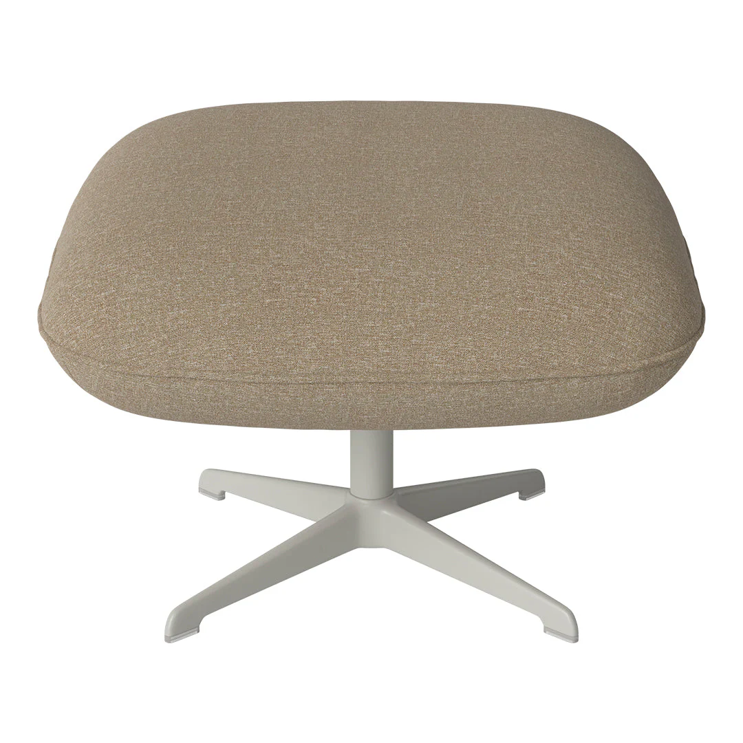 Ripon Footstool - 4-Star Base - Grey Lacquered Steel - Image 46