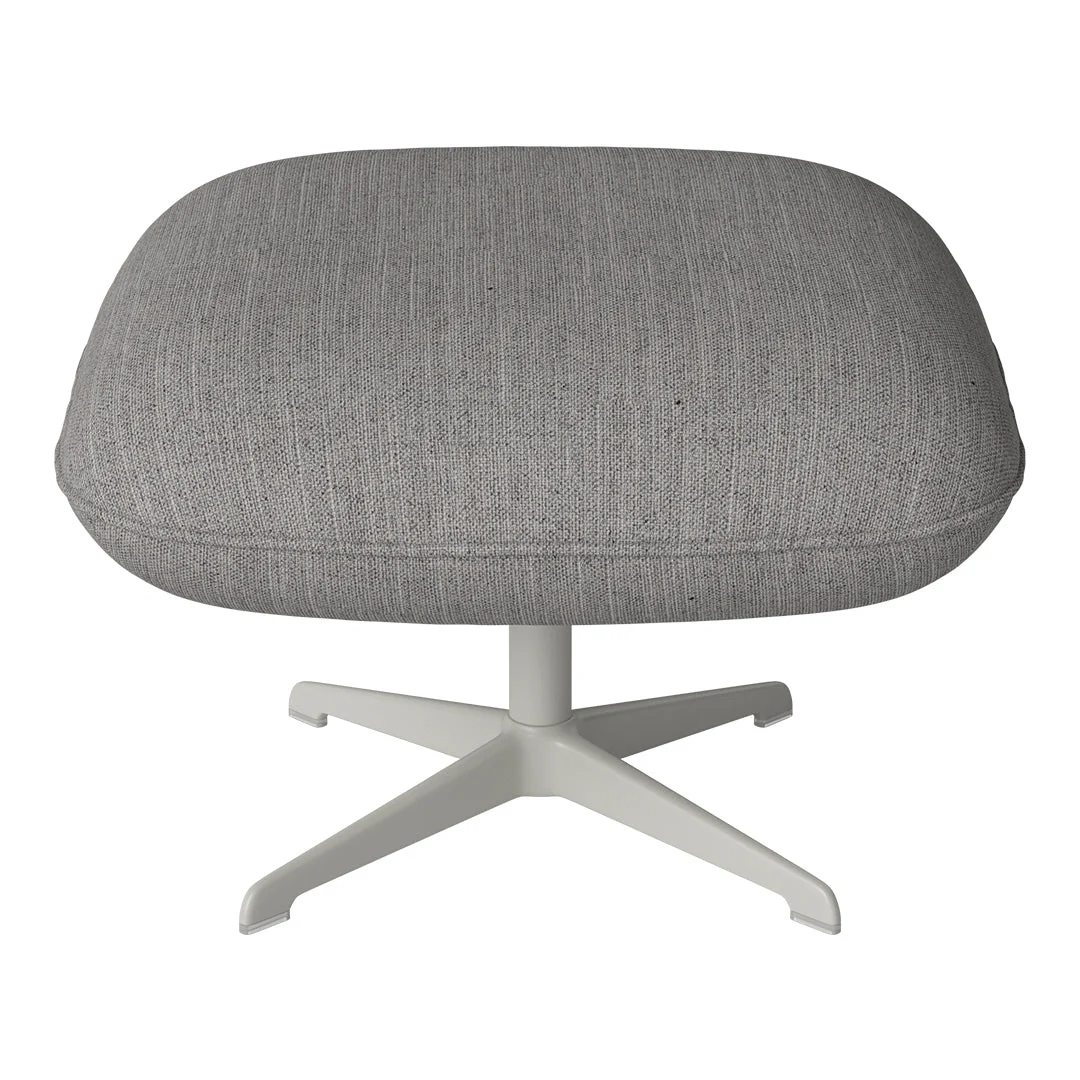 Ripon Footstool - 4-Star Base - Grey Lacquered Steel - Image 47