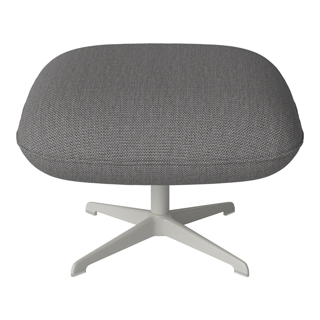 Ripon Footstool - 4-Star Base - Grey Lacquered Steel - Image 55