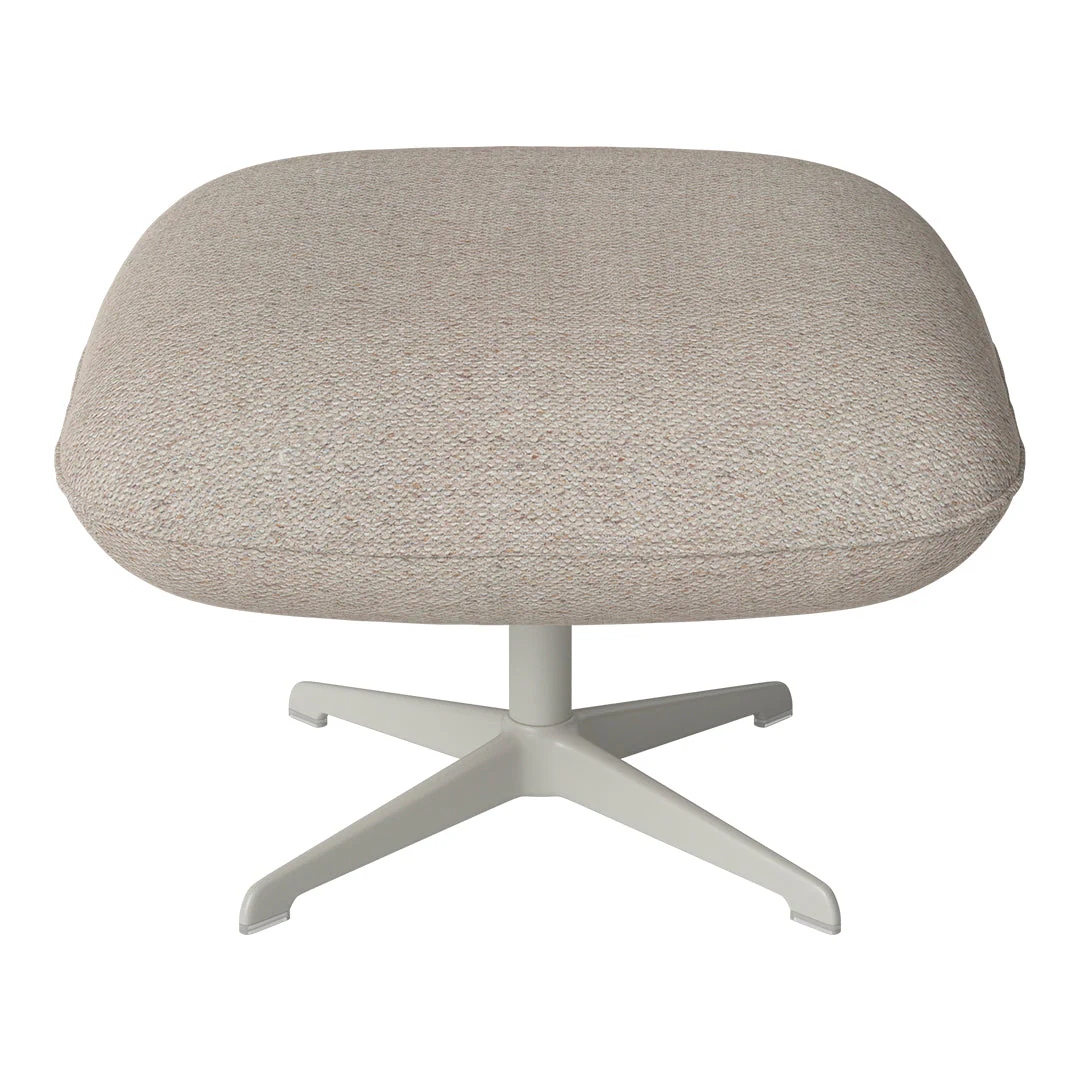 Ripon Footstool - 4-Star Base - Grey Lacquered Steel - Image 57