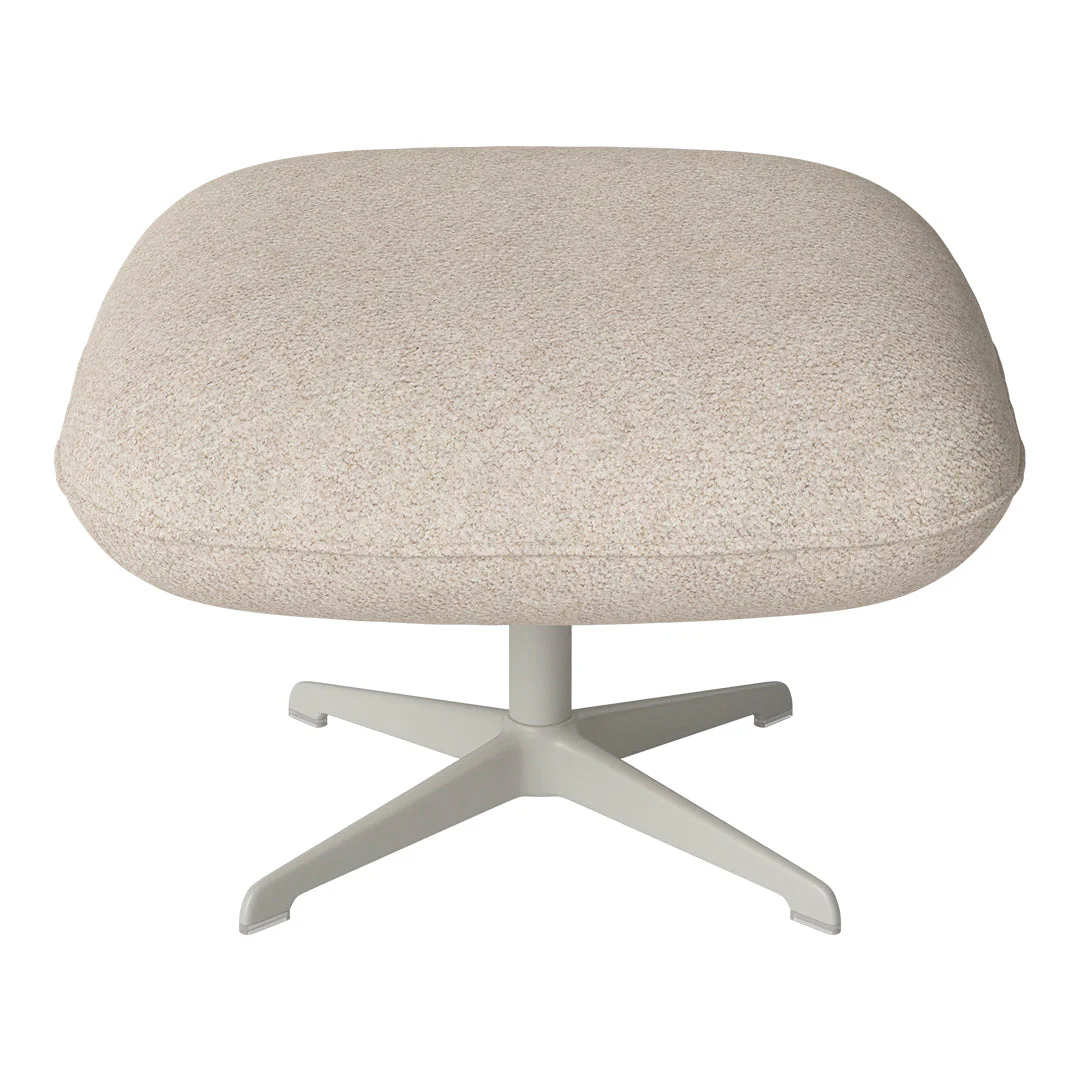 Ripon Footstool - 4-Star Base - Grey Lacquered Steel - Image 61