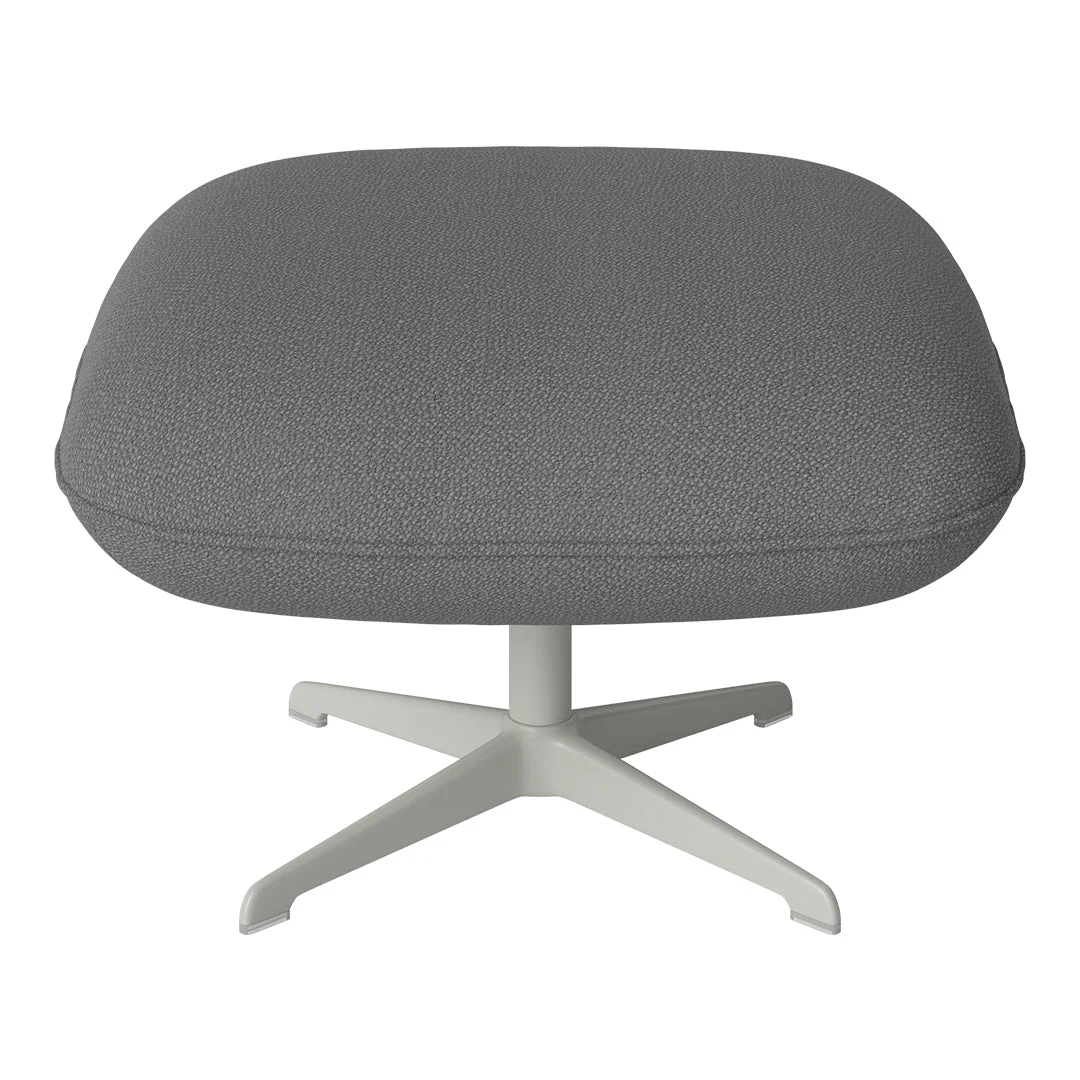 Ripon Footstool - 4-Star Base - Grey Lacquered Steel - Image 62