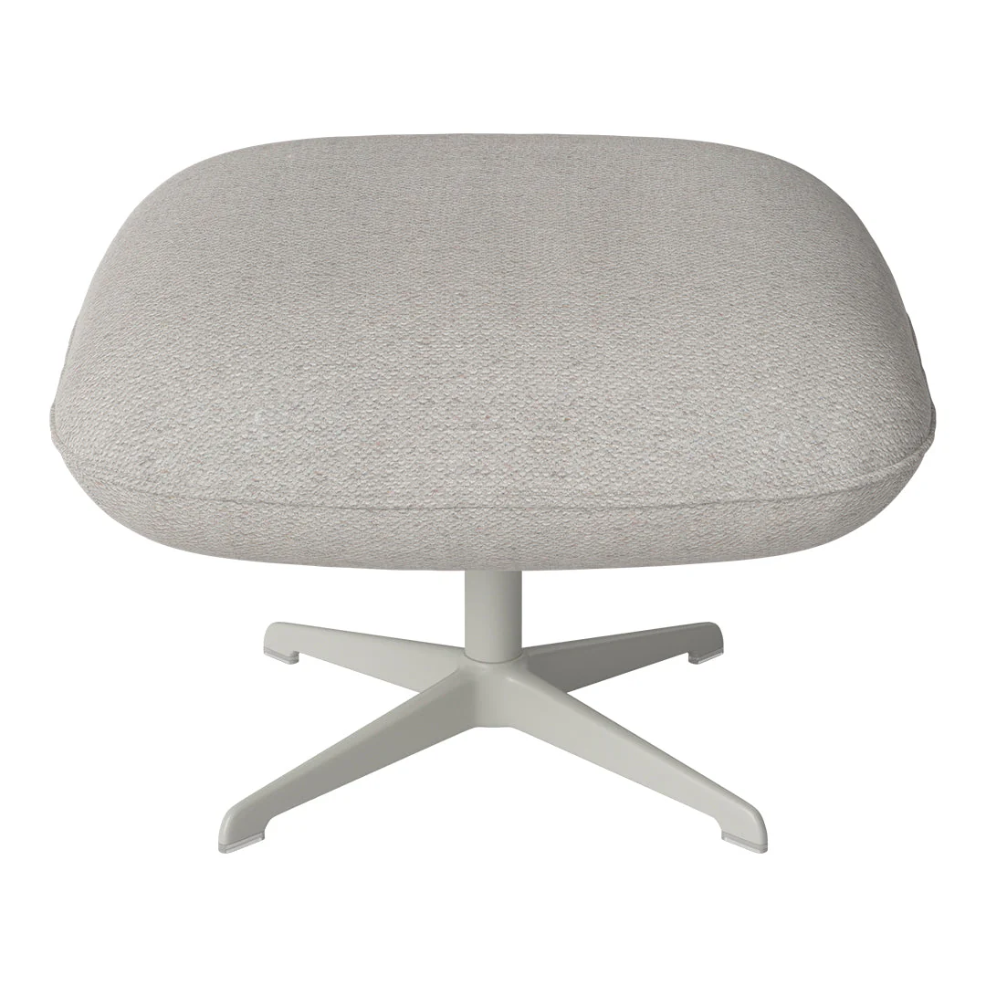 Ripon Footstool - 4-Star Base - Grey Lacquered Steel - Image 70